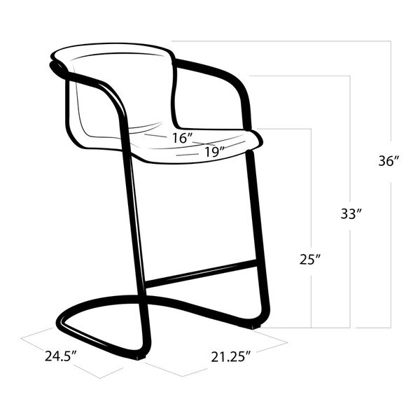 Axl Counter Stool (Set of 2)